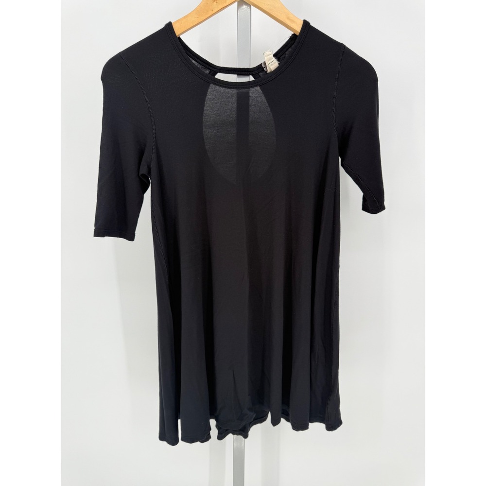 We The Free Black‎ Cutout Back Swing Tunic Top XS